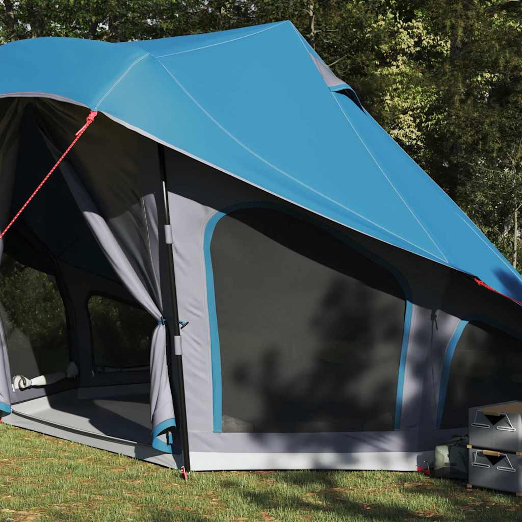 Familien-Tipi-Zelt mit Dach Blau, Grau 508 x 470 x 300 cm
